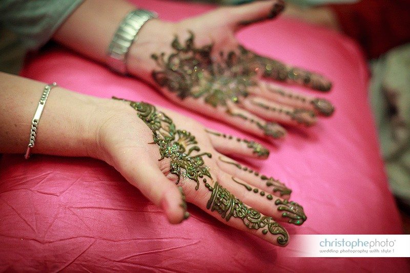 Mehndi at the wedding in Kenya