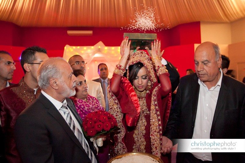 End of the pakistani wedding ceremony. Photo by Wedding Photographer Paris Pakistan