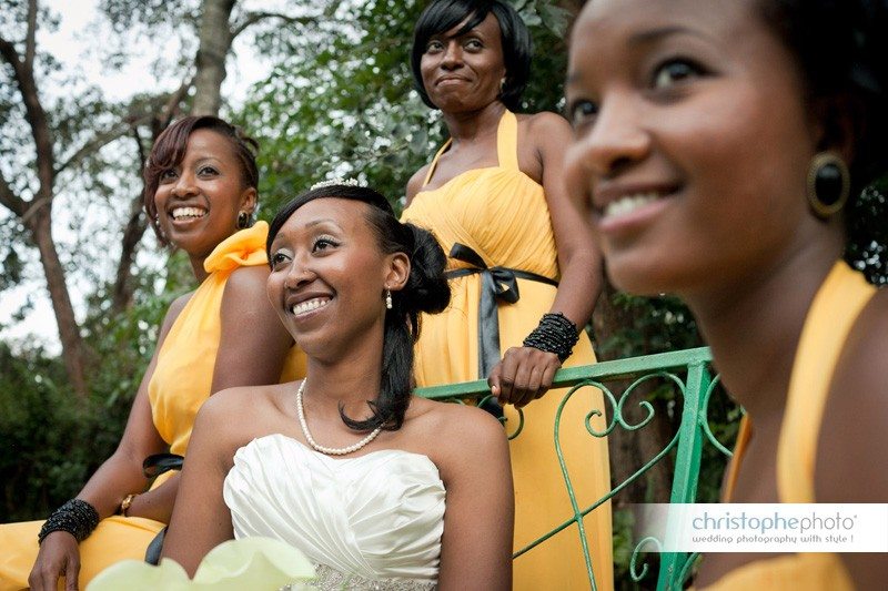 Bridal portrait in the park