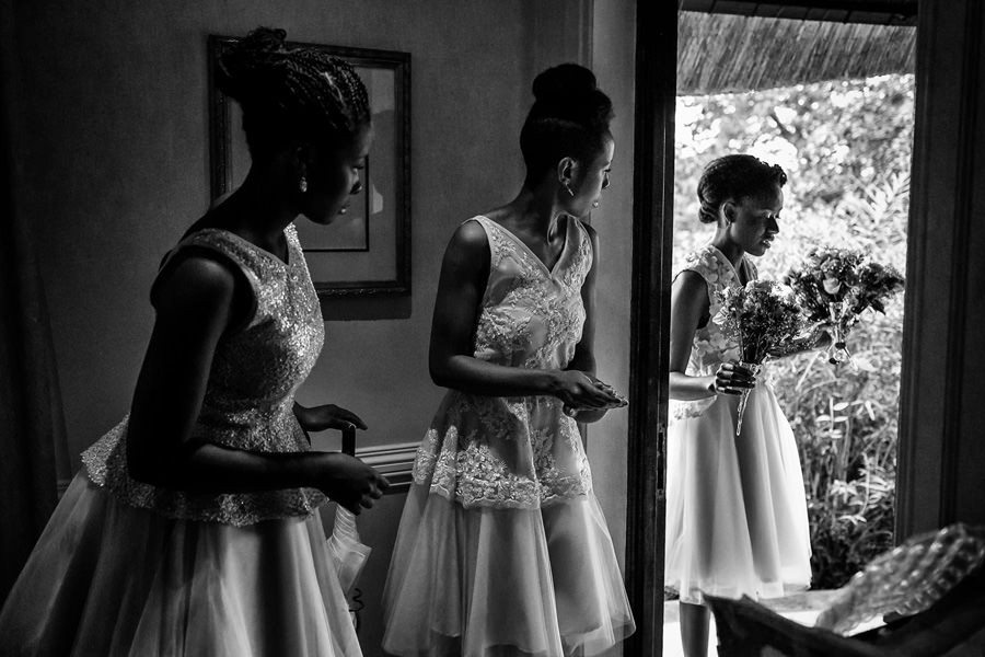 Bridesmaids in Victoria Falls