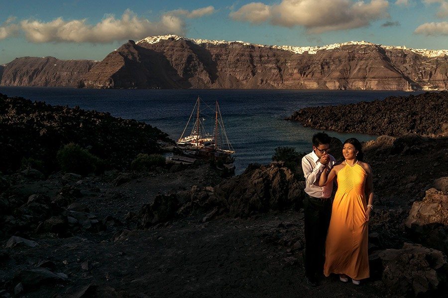 Pre Wedding Photo Santorini Greece