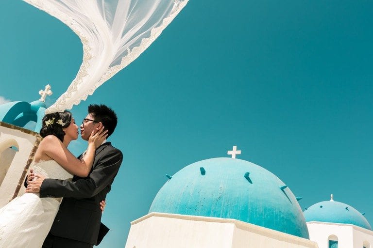 Pre Wedding Photo Santorini Greece