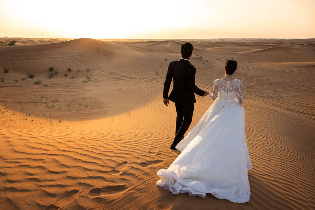 desert pre wedding