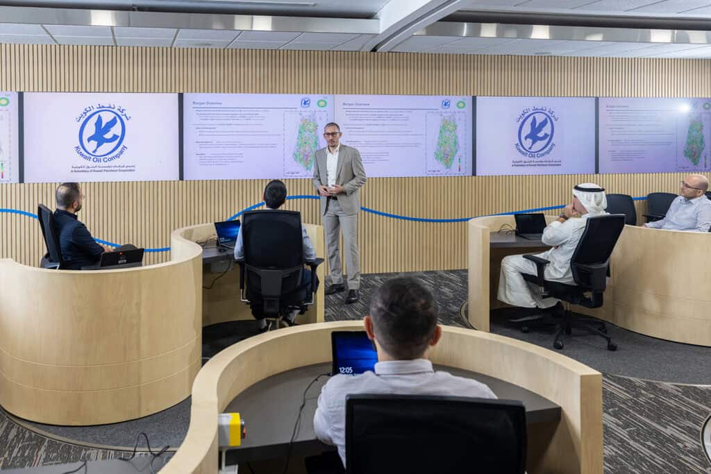 A training taking place at KOC in Kuwait