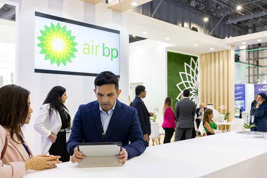 A professional trade show in the Middle East