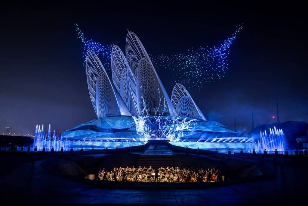 Opening Night of hte Sheikh Zayed Naitional Museum in Abu Dhabi