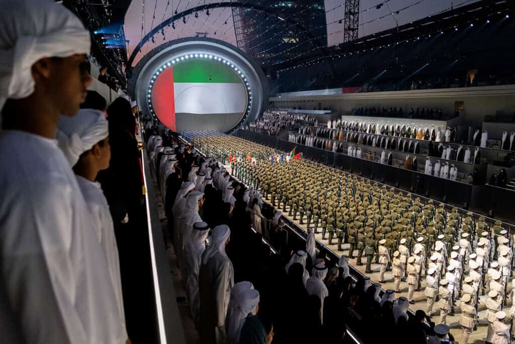 UAE National Day Celebration in ADNEC in Abu Dhabi