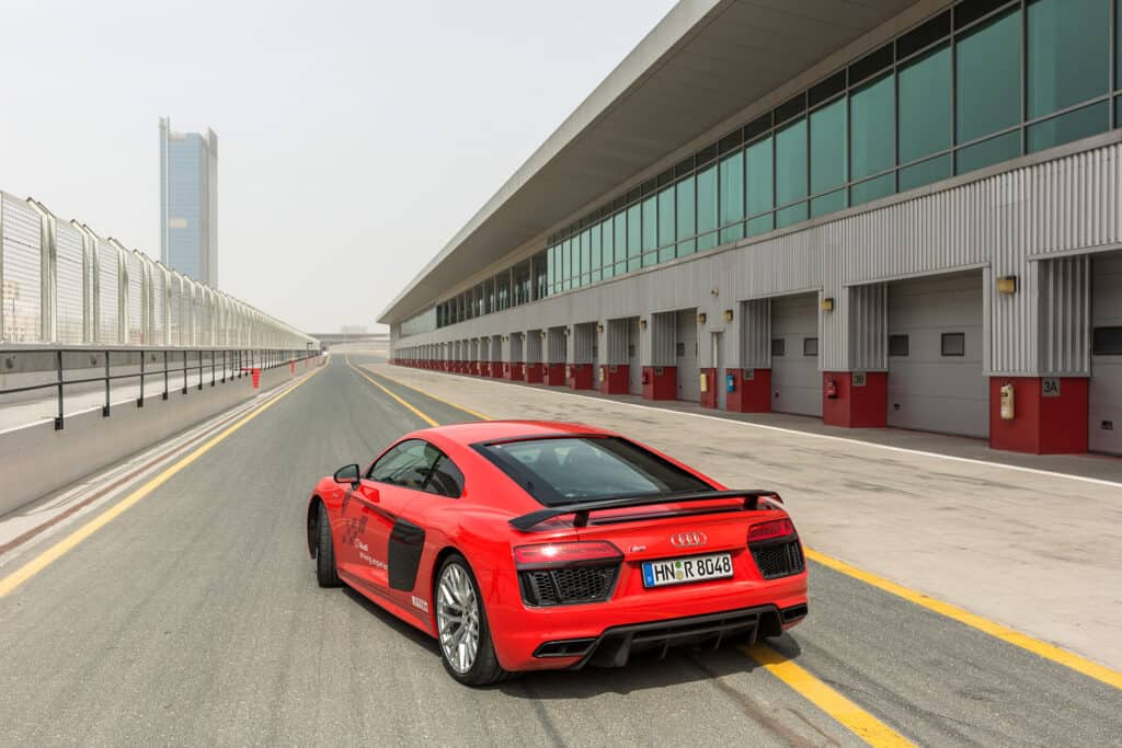 Dubai Motor City at the Autodrome.